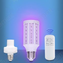 12W UV Germicidal Sterilizer Lamp E27 LED Corn Light Bulb + 110V/220V Remote Control for Indoor Home 12W UV Germicidal Sterilizer Lamp E27 LED Corn Light Bulb + 110V/220V Remote Control for Indoor Home