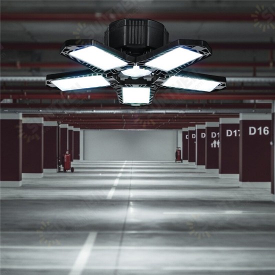 137LED 85-265V E26/E27 LED Garage Light Super Bright Shop Ceiling Lights Bulbs Deformable