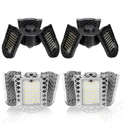 15/60/80W 96/300LED Deformable Garage Ultra-Bright Lights Ceiling Light Adjustable E26/E27 LED Work Bulbs with 2/3 Leaves Die-cast Aluminum/Plastic 15/60/80W 96/300LED Deformable Garage Ultra-Bright Lights Ceiling Light Adjustable E26/E27 LED Work Bulbs with 2/3 Leaves Die-cast Aluminum/Plastic