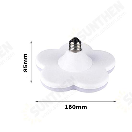 18W Plum Blossom Shaped E27 LED Bulb Ceiling Light Downlight Lamp for Indoor Home Bedroom AC180-240V