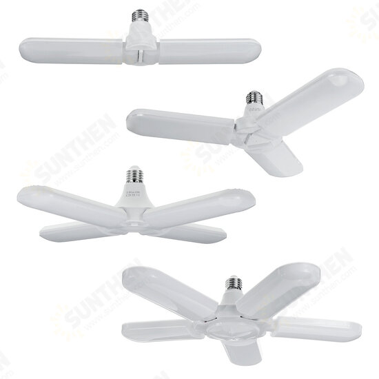 2/3/4/5+1 Blades E27 LED Garage Light Foldable Indoor Bulb Deformable Shop Ceiling Lamp AC85-265V 2/3/4/5+1 Blades E27 LED Garage Light Foldable Indoor Bulb Deformable Shop Ceiling Lamp AC85-265V