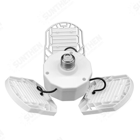 30W 45W 60W E27 LED Bulb Deformable Garage Ceiling Light Ultra-Bright Adjustable Lighting