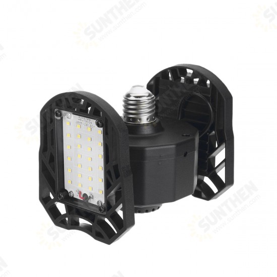 30W LED Garage Lamp 3000LM Shop Work E27 Light Bulb Home Ceiling Fixture Deformable Lighting 85-265V