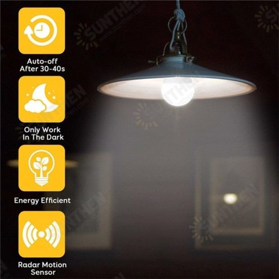 3/5/7/9W LED Bulb Spotlight E27 2835SMD Shop Office sensor Lamp Bright