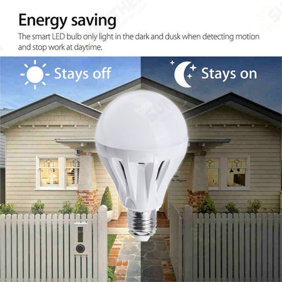 3/5/7/9W LED Bulb Spotlight E27 2835SMD Shop Office sensor Lamp Bright