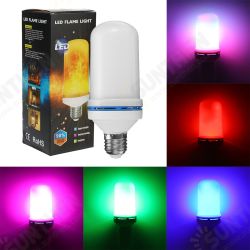 3W E27 99LED Flame Effect Flickering Fire Light Bulb AC85-265V KTV Party Decoration Lamp Blue/Red/Pink/Green/RGB Light 3W E27 99LED Flame Effect Flickering Fire Light Bulb AC85-265V KTV Party Decoration Lamp Blue/Red/Pink/Green/RGB Light
