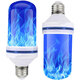 3W E27 99LED Flame Effect Flickering Fire Light Bulb AC85-265V KTV Party Decoration Lamp Blue/Red/Pink/Green/RGB Light