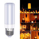 4 Modes 78LED Flame Effect Fire Light Bulb Gravity Sensor Lamp Flickering Bulb Lamp Garden Lighting Outdoor Decor