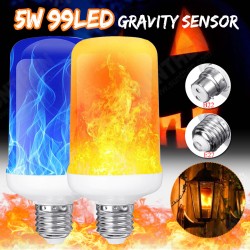 4 Modes Gravity Sensor B22 E27 Flame Effect Fire Light Bulb Super Bright 96 LEDs Decorative Atmosphere Light Christmas Decorations Lamp 4 Modes Gravity Sensor B22 E27 Flame Effect Fire Light Bulb Super Bright 96 LEDs Decorative Atmosphere Light Christmas Decorations Lamp