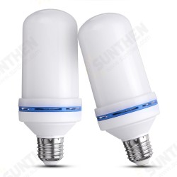 4 Modes LED Flame Effect Flickering Fire Light Bulb E27 Party Bar Decor Lamp 4 Modes LED Flame Effect Flickering Fire Light Bulb E27 Party Bar Decor Lamp