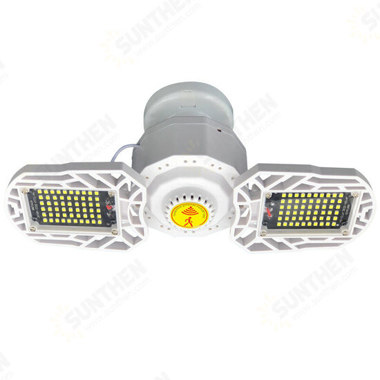 40/60/80W Deformable E26/E27 Ultra-bright LED Garage Ceiling Light Motion Activated