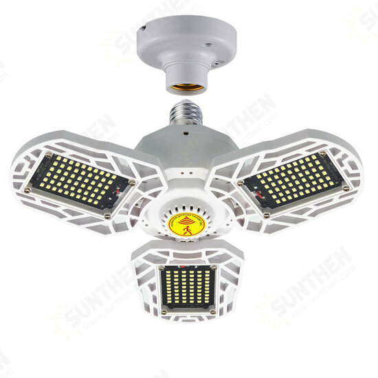 40/60/80W Deformable E26/E27 Ultra-bright LED Garage Ceiling Light Motion Activated