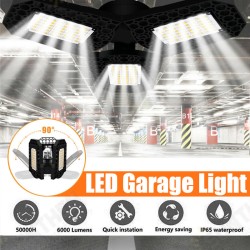 40W E27 Deformable 108LED Garage Light Bulb Waterproof Foldable Fixture Ceiling Workshop Night Lamp 85-265V 40W E27 Deformable 108LED Garage Light Bulb Waterproof Foldable Fixture Ceiling Workshop Night Lamp 85-265V