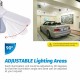 45W/60W Universal Deformable LED Garage Light E27 Foldable Ceiling Workshop Lamp