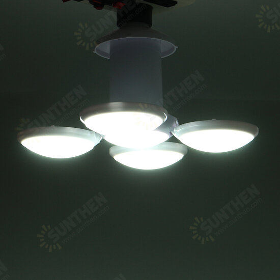 50W E27 Football UFO LED Garage Lamp Workshop Folding Light Deformable Ceiling Bulb AC165-265V