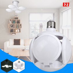 50W E27 Football UFO LED Garage Lamp Workshop Folding Light Deformable Ceiling Bulb AC165-265V 50W E27 Football UFO LED Garage Lamp Workshop Folding Light Deformable Ceiling Bulb AC165-265V