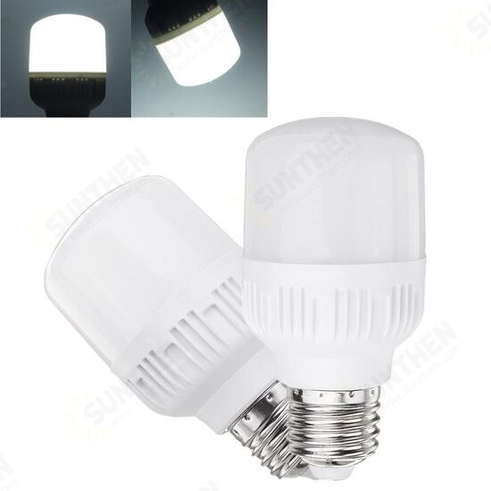 5W 10W 14W 18W E27 Pure White No Strobe E27 LED Light Bulb for Indoor Home Use AC180-260V