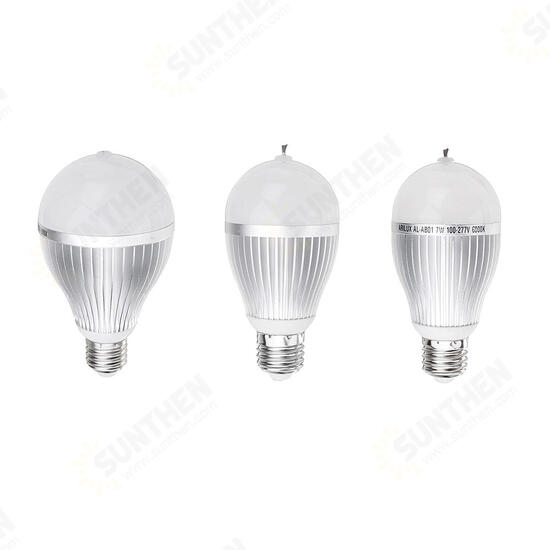 5W 7W 9W 12W 15W E27 SMD3030 Sliver Gold Pure White Negative Ions LED Globe Bulb AC100-277V