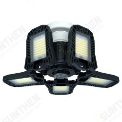 60/80/100W Upgrade Version Deformable Ultra-bright LED Garage Ceiling Light with 5 Adjustable Panels for Warehouse Basement Barn Home Office 60/80/100W Upgrade Version Deformable Ultra-bright LED Garage Ceiling Light with 5 Adjustable Panels for Warehouse Basement Barn Home Office