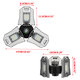 60W 85-265V Deformable LED Garage Light Super Bright Ceiling Lamp E27 Base