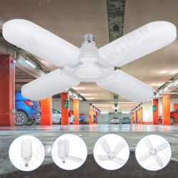 60W E27 4800LM LED Garage Light Bulb Deformable Ceiling Fixture Workshop Lamp AC85-265V AC165-265V 60W E27 4800LM LED Garage Light Bulb Deformable Ceiling Fixture Workshop Lamp AC85-265V AC165-265V