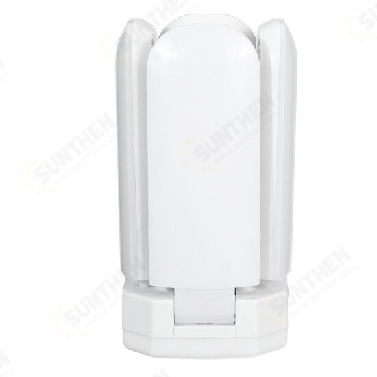 60W E27 Deformable 246LED Garage Light Bulb Four-leaf Indoor Ceiling High Bay Fixture Lamp AC85-265V