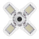 60W/100W 165-265V LED Garage Light E27 Deformable Ceiling Light Warehouse Lighting Bulb Adjustable