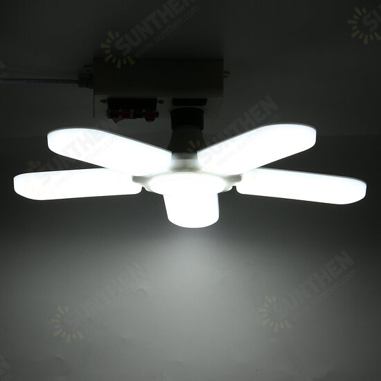 75W E27 2500LM Deformable LED Ceiling Lamp Light Fixture Foldable Home Garage