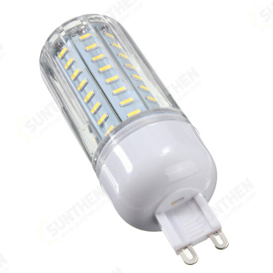 7W E14 E12 E27 B22 G9 GU10 72 SMD 4014 LED White Warm White Cover Corn Lamp Bulb AC 220V