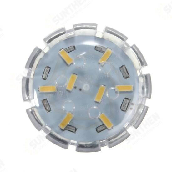 7W E14 E12 E27 B22 G9 GU10 72 SMD 4014 LED White Warm White Cover Corn Lamp Bulb AC 220V