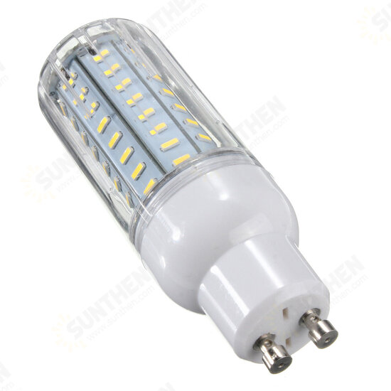 7W E14 E12 E27 B22 G9 GU10 72 SMD 4014 LED White Warm White Cover Corn Lamp Bulb AC 220V