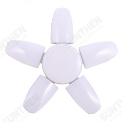 80W 5 Blade Deformable LED Garage Lights E27 Daylight for Workshop Warehouse Ceiling Light AC95-265V 80W 5 Blade Deformable LED Garage Lights E27 Daylight for Workshop Warehouse Ceiling Light AC95-265V