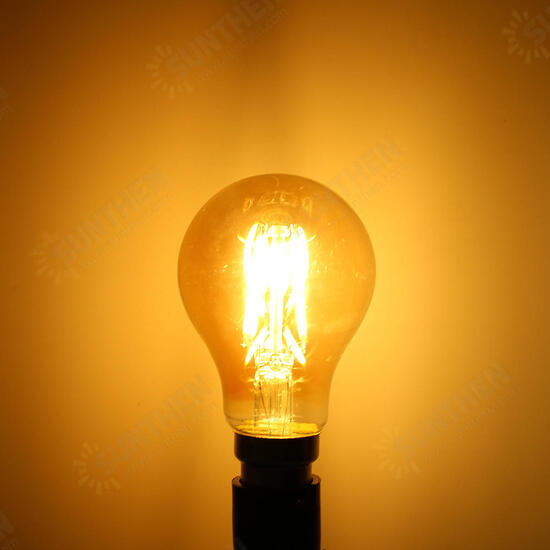 A60 E27/B22 4W Retro LED Filament Incandescent Light Bulb for Bedroom Decoration AC220-240V