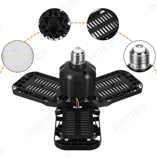 AC165-265V E27 LED Garage Light Bulb Deformable Ceiling Workshop Lamp Emergency Bulb AC165-265V E27 LED Garage Light Bulb Deformable Ceiling Workshop Lamp Emergency Bulb
