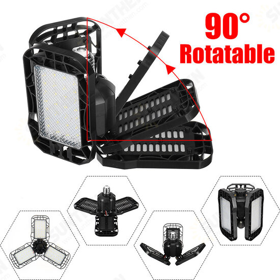 AC165-265V E27 LED Garage Light Bulb Deformable Ceiling Workshop Lamp Emergency Bulb AC165-265V E27 LED Garage Light Bulb Deformable Ceiling Workshop Lamp Emergency Bulb