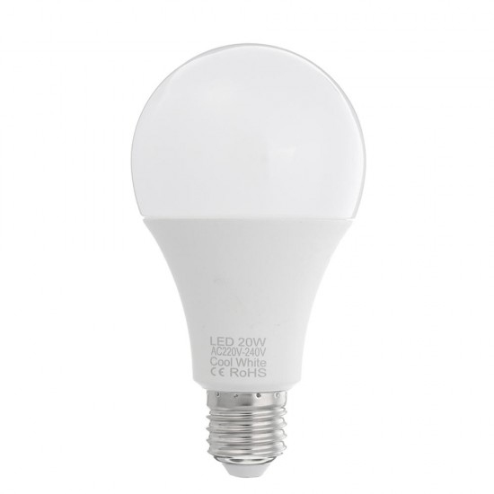 AC220-240V E27 20W SMD2835 Warm White Pure White LED Globe Light Bulb for Indoor Home Decoration