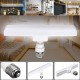 AC85-265V 12W E27 T-shaped Rotatable 60LED Light Bulb Incandescent Energy Saving Lamp for Home Decoration