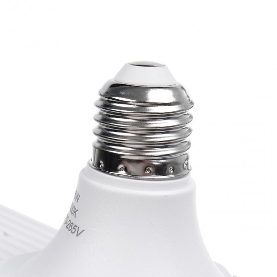 AC85-265V 45W 2835SMD Three Leaves LED Ceiling Light Bulb Foldable Garage Lamp for Home Basement Decor