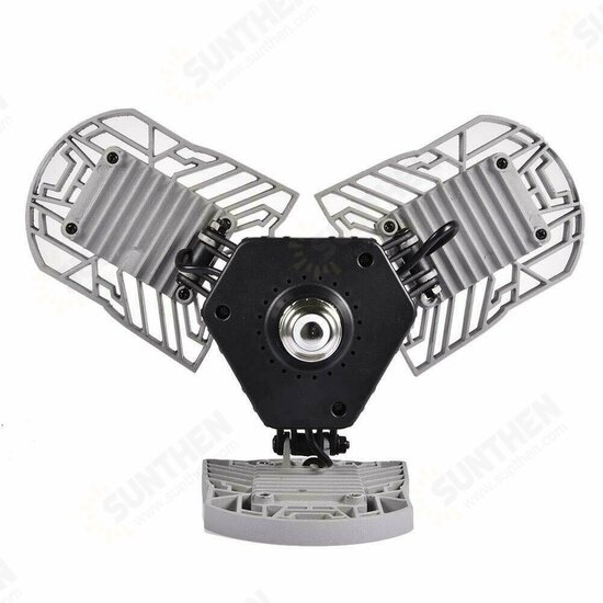 AC85-265V 60W LED Bulb Pure White Shop Utility Ceiling Deformable Daylight Garage Light