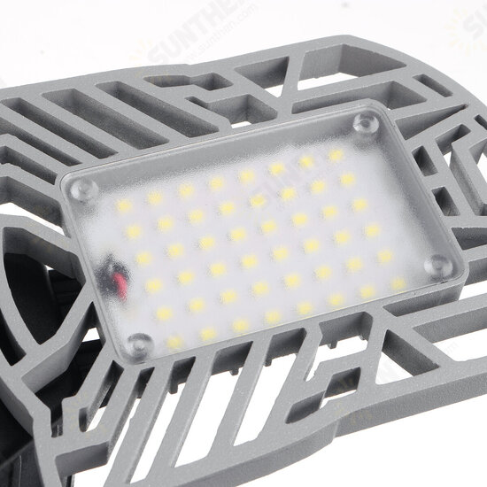 AC85-265V 60W LED Bulb Pure White Shop Utility Ceiling Deformable Daylight Garage Light