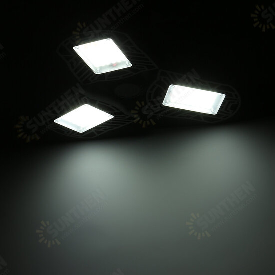 AC85-265V 60W LED Bulb Pure White Shop Utility Ceiling Deformable Daylight Garage Light