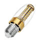 AC85-265V 9W E27 SMD2835 Gold Color Warm White 58LED Candle Light Bulb for Indoor Home Decor