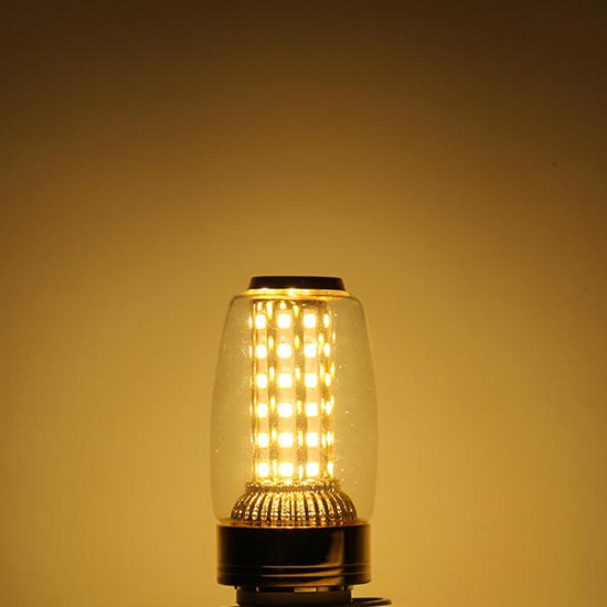 AC85-265V 9W E27 SMD2835 Gold Color Warm White 58LED Candle Light Bulb for Indoor Home Decor