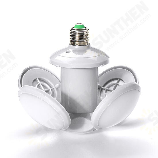 AC85-265V E27 30W 5730 SMD Five-leaves Foldable Football Shape UFO 120 LED Light Bulb for Home Indoor Use