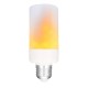 AC85-265V E27 E14 E26 E12 B22 5W 2835SMD LED Flame Effect Light Bulb Christmas Halloween Party Atmosphere Lamp