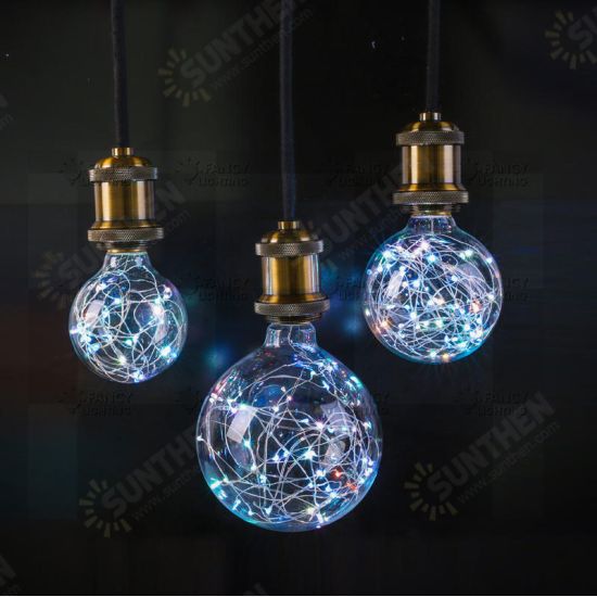 AC85-265V E27 G80 G95 G125 RGB LED Holiday Christmas Fairy Wire Light Bulb for Decoration AC85-265V E27 G80 G95 G125 RGB LED Holiday Christmas Fairy Wire Light Bulb for Decoration