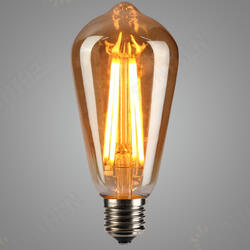 AC85-265V E27 ST64 4W Warm White Retro Antique COB Edison LED Light Bulb for Home Living Room Decor AC85-265V E27 ST64 4W Warm White Retro Antique COB Edison LED Light Bulb for Home Living Room Decor