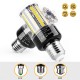 AC85V~265V E27/E14/B22 LED Corn Bulb 5736 LED Black Aluminum Substrate Corn Light Bulb