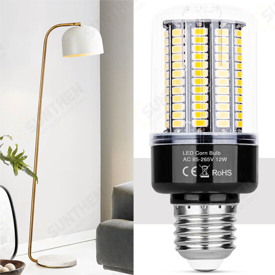 AC85V~265V E27/E14/B22 LED Corn Bulb 5736 LED Black Aluminum Substrate Corn Light Bulb