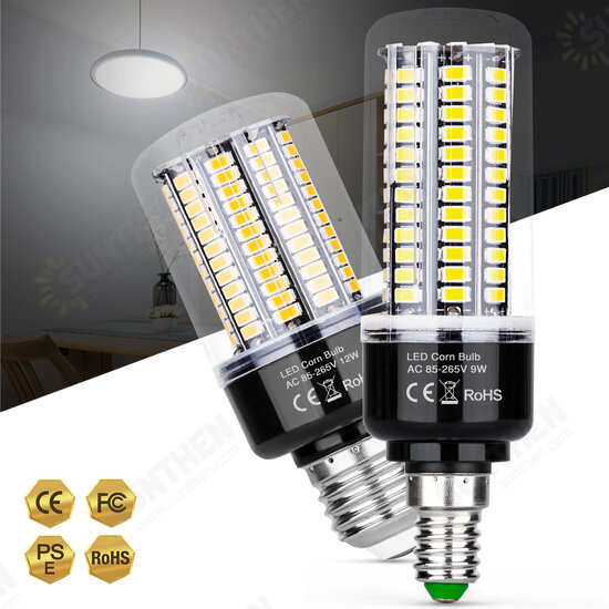 AC85V~265V E27/E14/B22 LED Corn Bulb 5736 LED Black Aluminum Substrate Corn Light Bulb